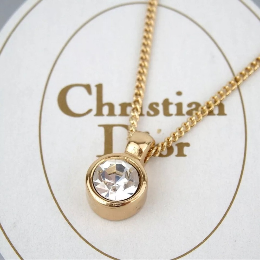 AUTH Christian Dior Bijoux Necklace